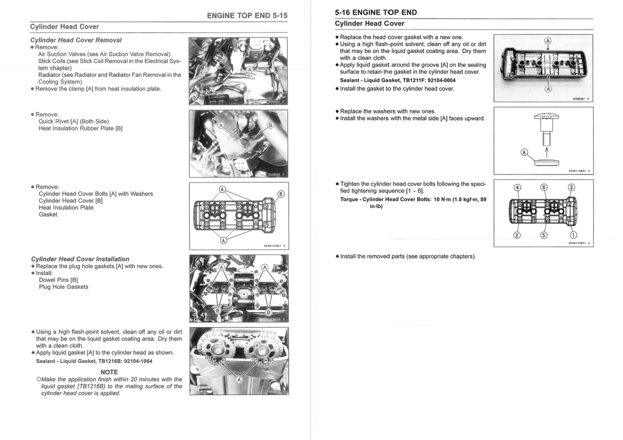 Kawasaki Z900サービスマニュアル ZR900F Service Manual Kawasaki 2017 Z900 Repair