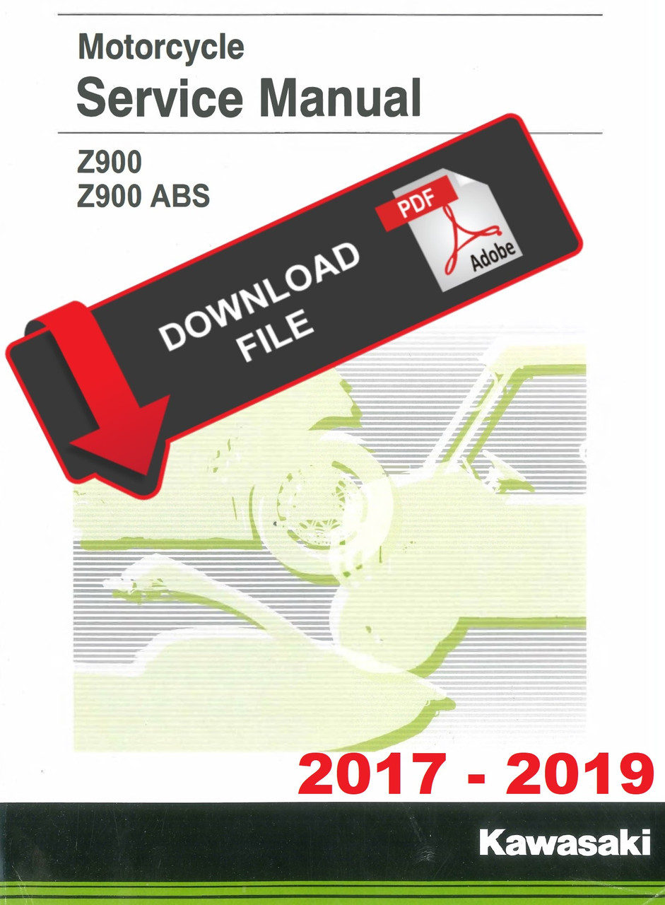 Kawasaki Z900サービスマニュアル ZR900F Service Manual Kawasaki 2022 Z900 Repair