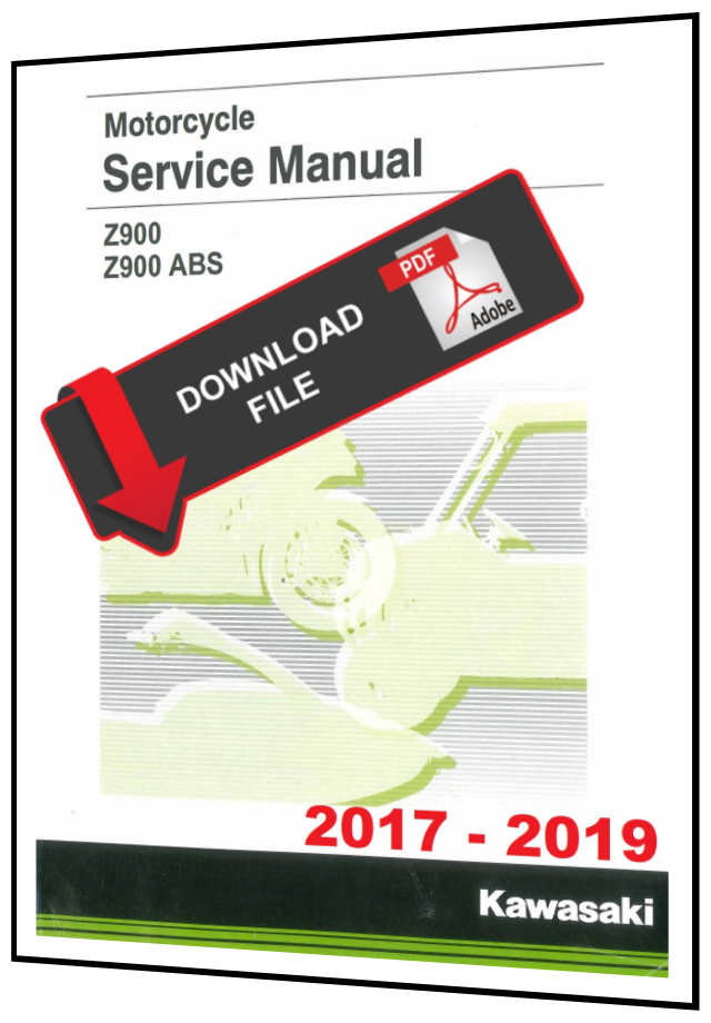 Kawasaki Z900サービスマニュアル ZR900F Service Manual Kawasaki 2019 Z900 ABS Repair