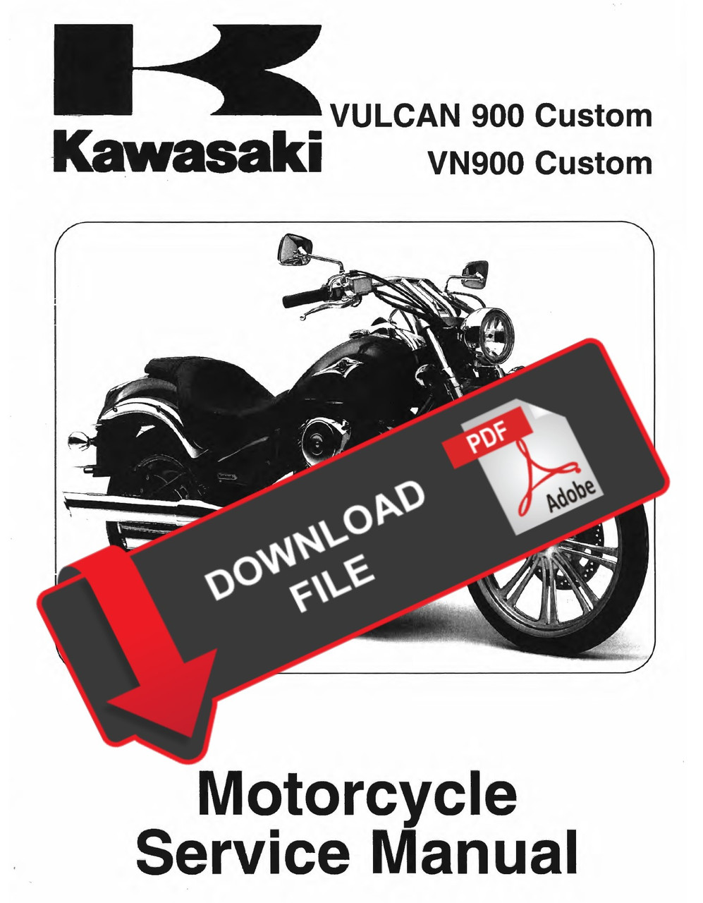 Service Manual Kawasaki 2009 Vulcan 900 Custom Repair