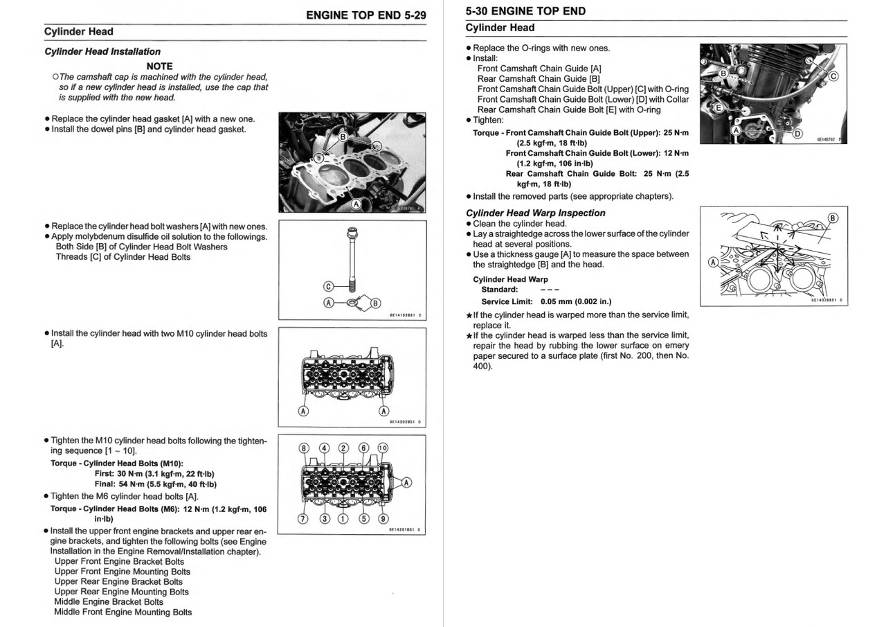 Service Manual Kawasaki 2019 Z900RS Cafe Repair