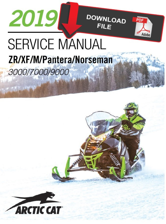 Arctic Cat 2019 ZR 9000 Thundercat Service Manual