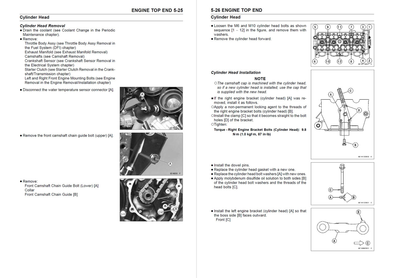 Service Manual Kawasaki 2008 Ninja ZX-10R Repair
