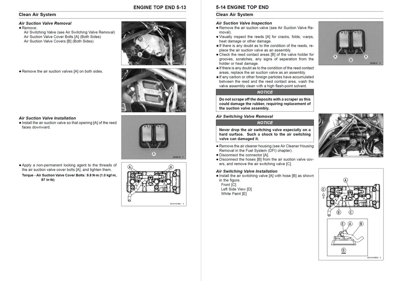 Service Manual Kawasaki 2011 Ninja ZX-10R ABS Repair