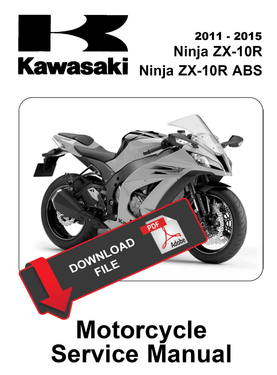 Service Manual Kawasaki 2012 Ninja ZX-10R Repair