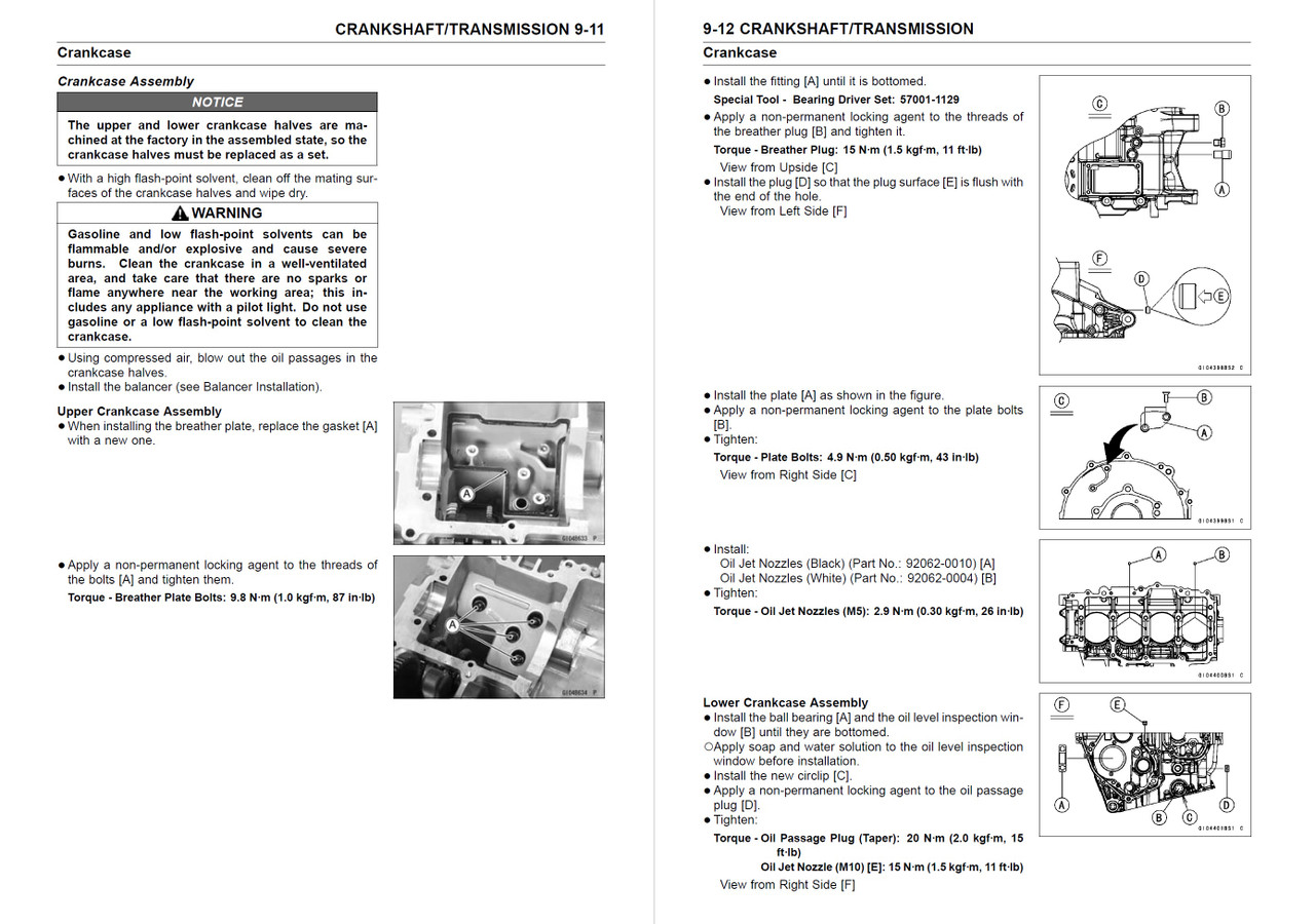 Service Manual Kawasaki 2015 Ninja ZX-10R Repair
