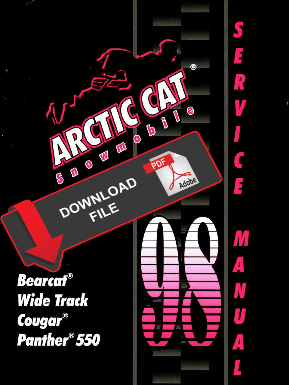 user_bd2ff8a9専用‼️インナーカウル、 サービスマニュアル Arctic Cat 1998 Bearcat Wide Track Snowmobile Models Service Manual