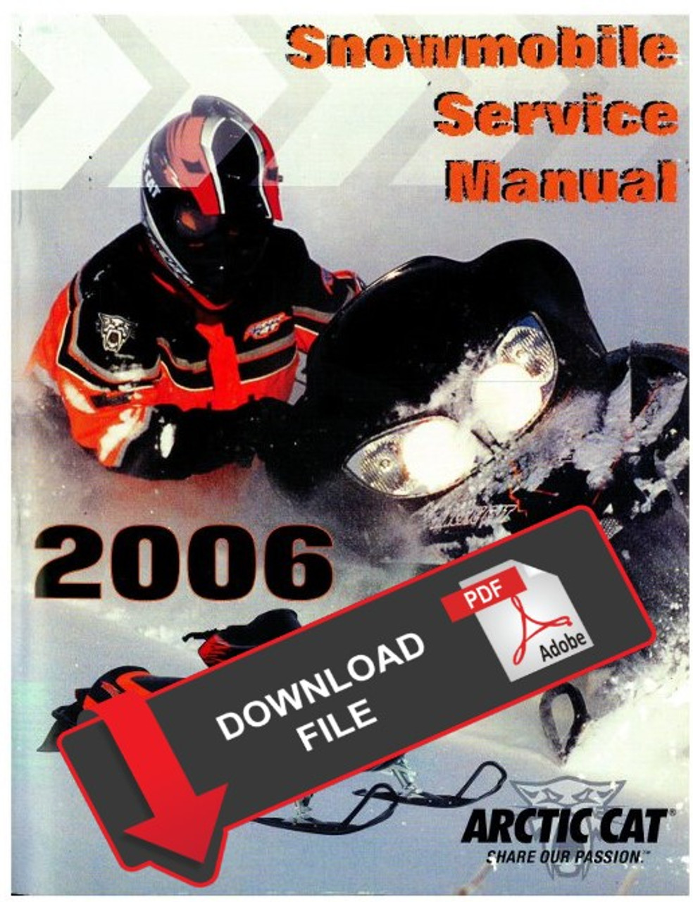 ポスター Arctic Cat 2006 M6 EFI Service Manual