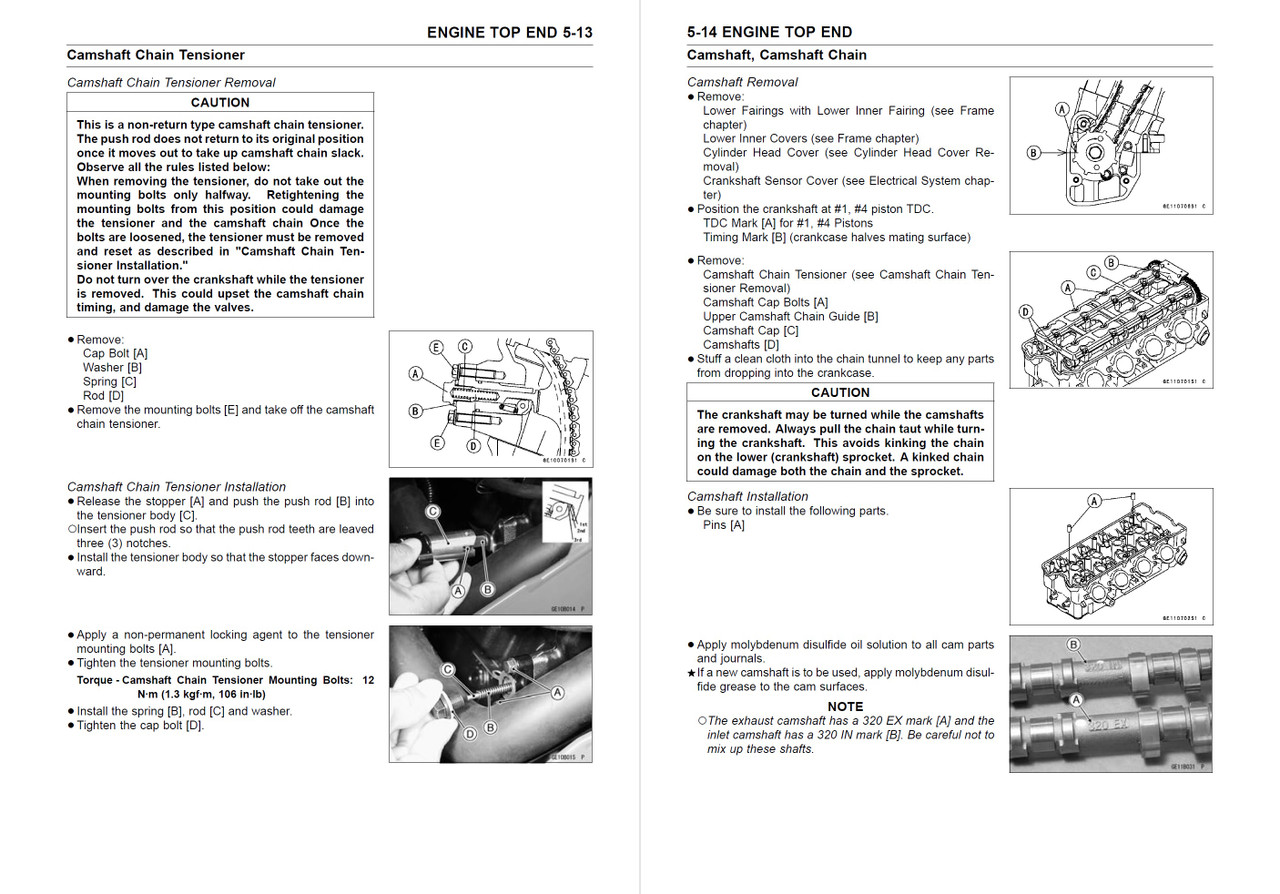 Service Manual Kawasaki 2004 Ninja ZX-12R Repair