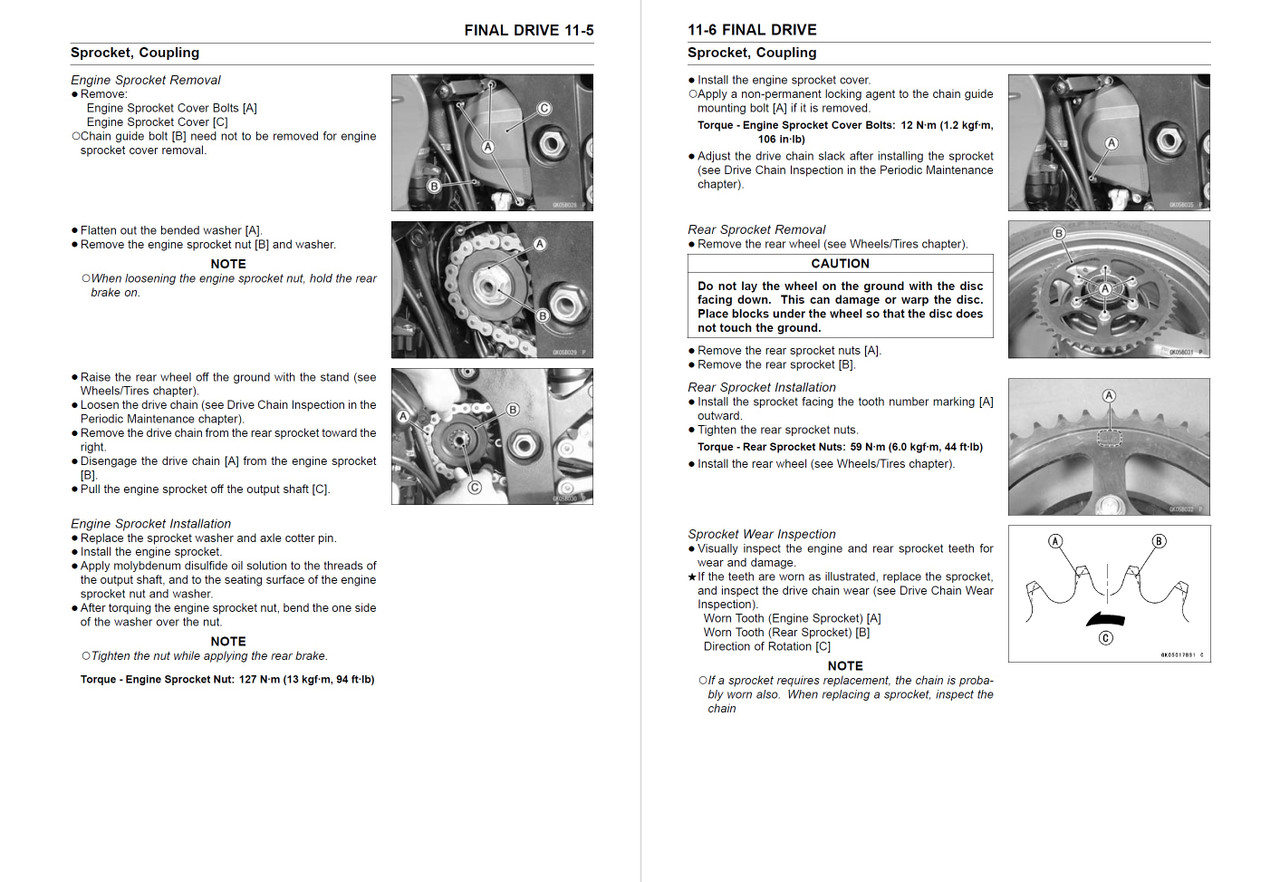 Service Manual Kawasaki 2006 Ninja ZX-12R Repair