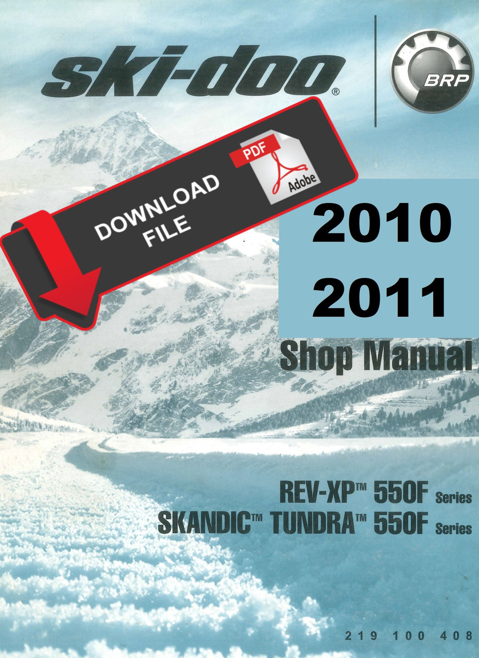 Ski-Doo 2010 MX Z TNT 550F Snowmobiles Service Manual