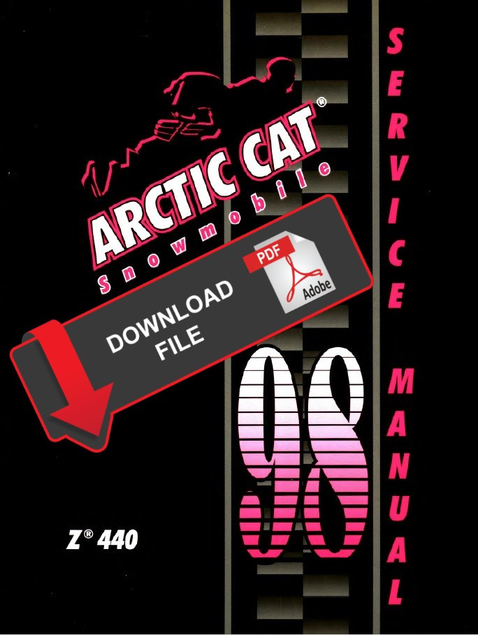 Arctic Cat 1998 Z 440 Snowmobile Models Service Manual