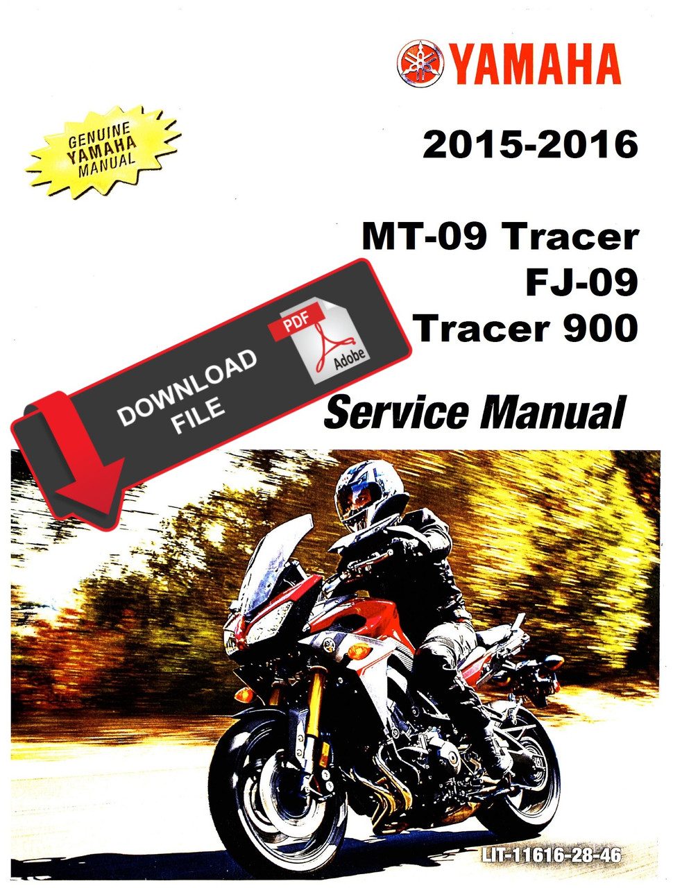 Yamaha 2016 Tracer 900 Service Manual