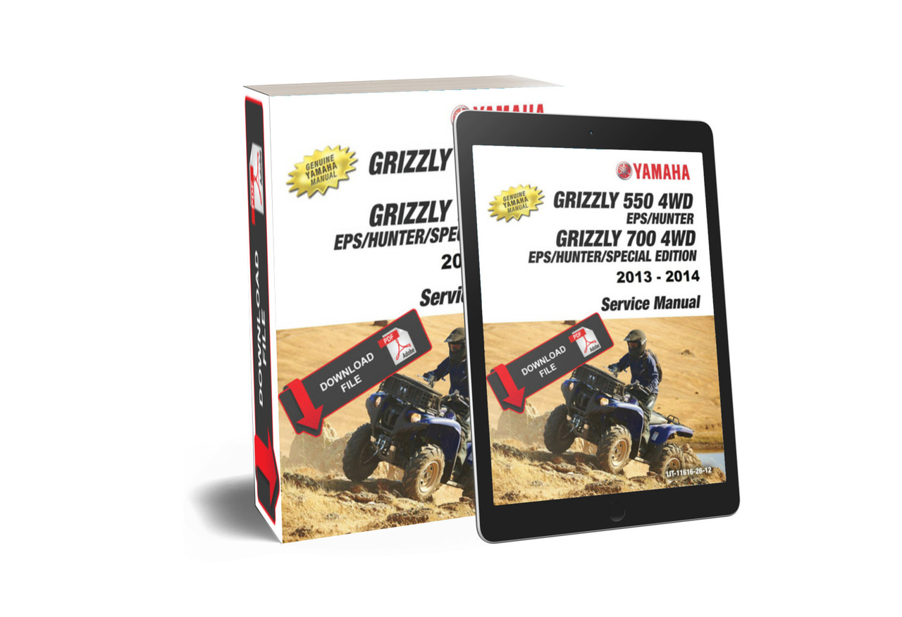 Yamaha 2014 Grizzly 550 4WD Hunter Service Manual