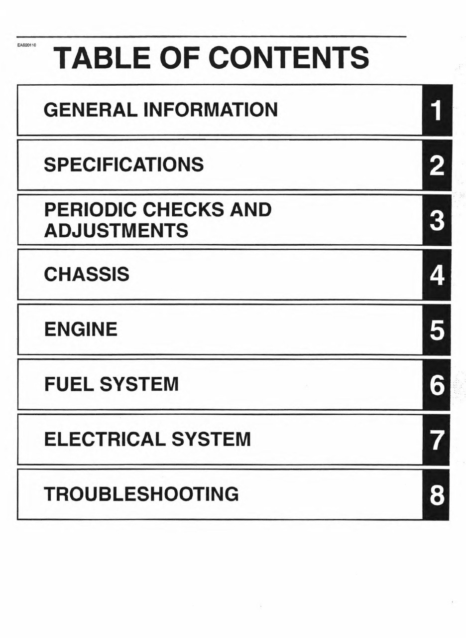 YAMAHA　2014XVS950CU　BOLTサービスマニュアル　2014 Yamaha 2014 Bolt Service Manual