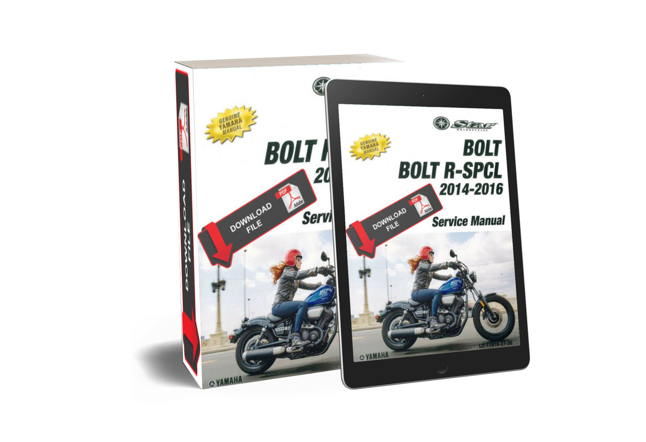 YAMAHA BOLT 950 XVS950CU-A サービスマニュアル 2014-2016 Yamaha XVS 950 Bolt Service Manual – retro-motorcycle