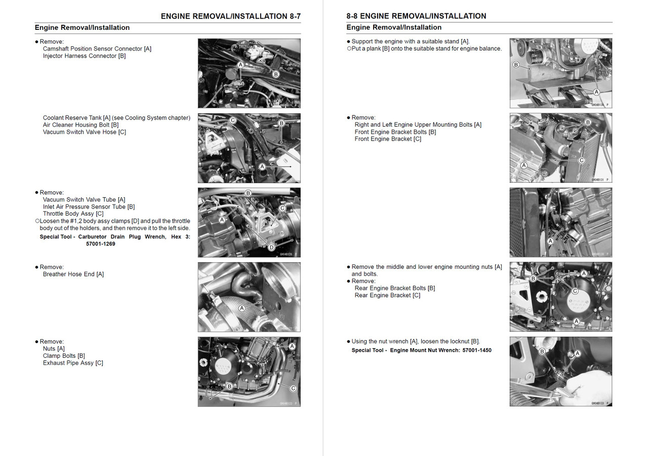 Kawasaki Z1000 サービスマニュアル 2003年式 Service Manual Kawasaki 2003 Z1000 Repair