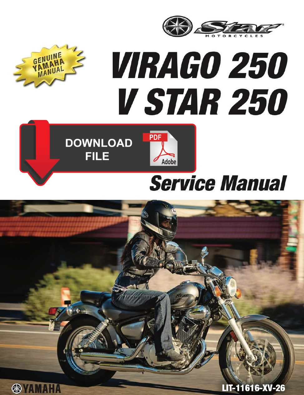 Yamaha 1996 V-Star 250 Service Manual