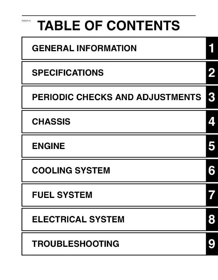 2009 YFZ450R SERVICE MANUAL PDF visual data 6
