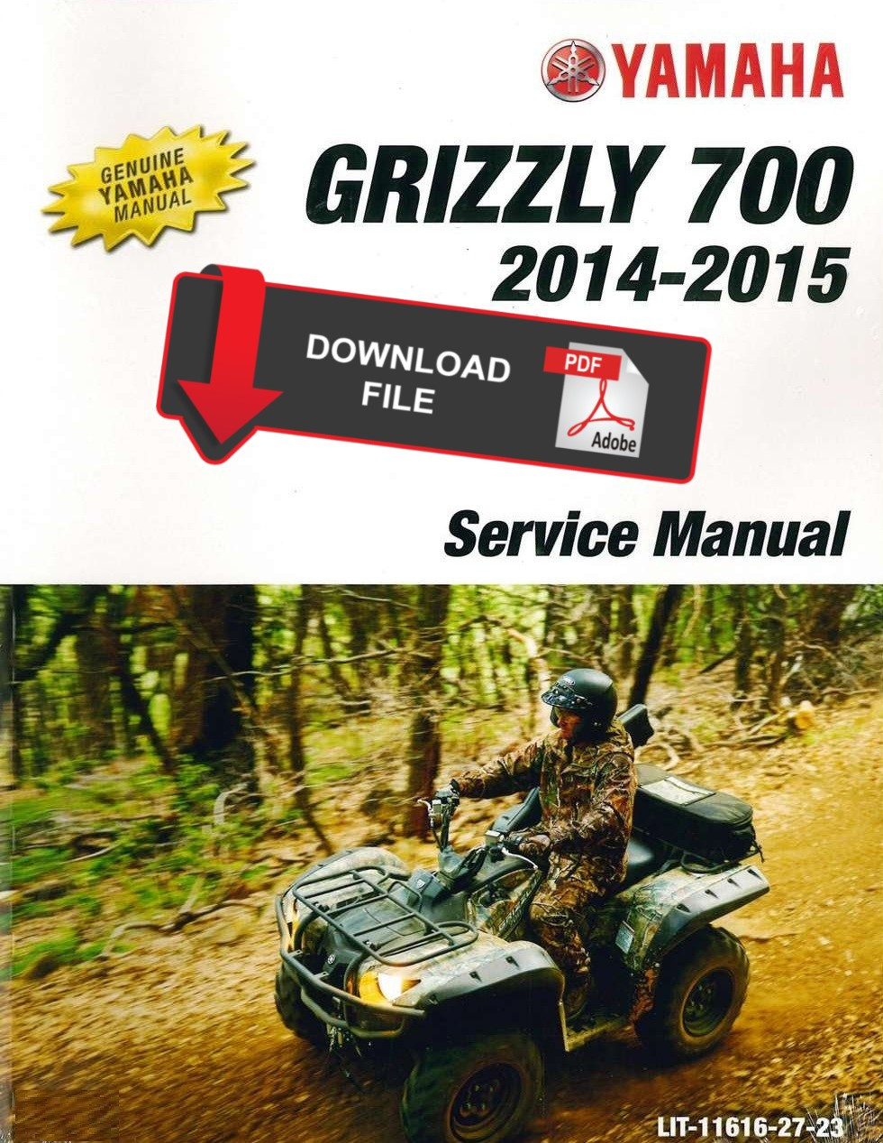 Yamaha 2014 Grizzly 700 4WD Service Manual