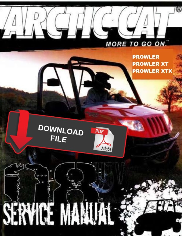 Arctic Cat 2008 Prowler XT Service Manual