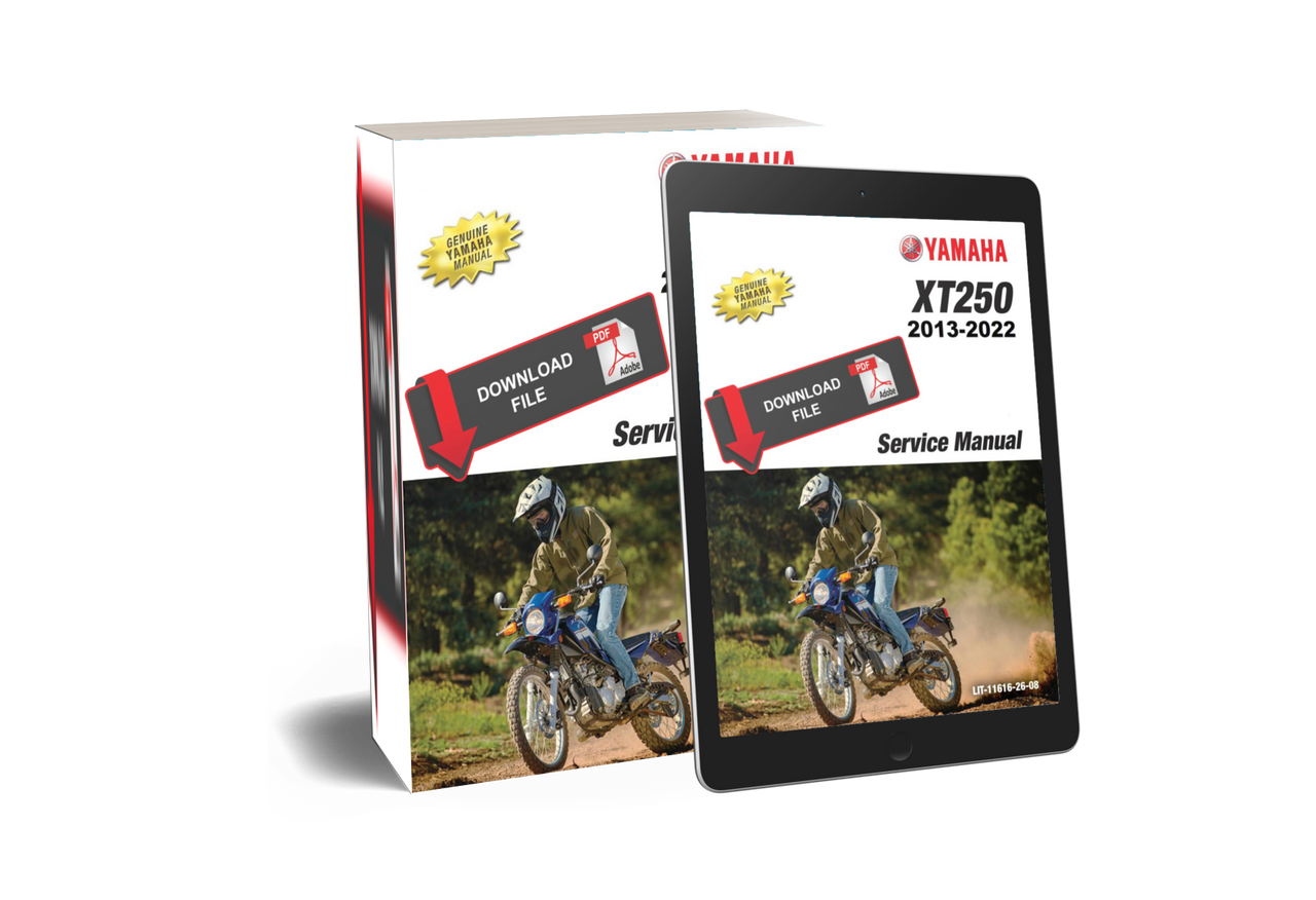 Yamaha 2016 XT250 Service Manual