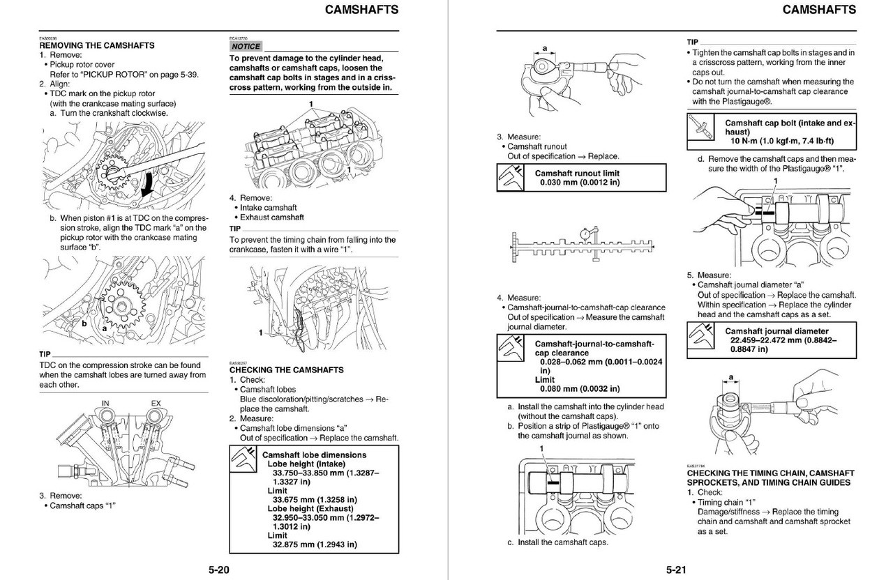 2009 YAMAHA R6 SERVICE MANUAL PDF visual data 8