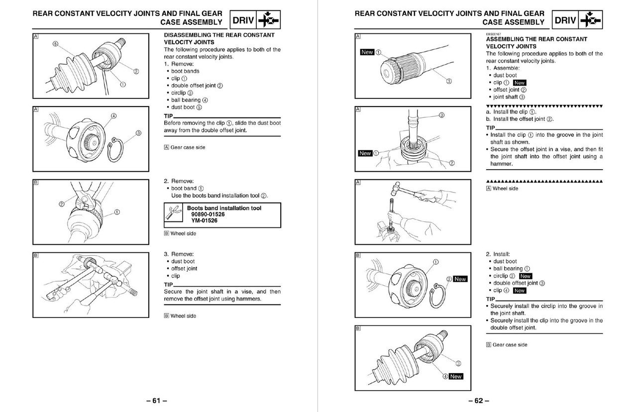 2011 YAMAHA GRIZZLY 450 SERVICE MANUAL PDF visual data 3