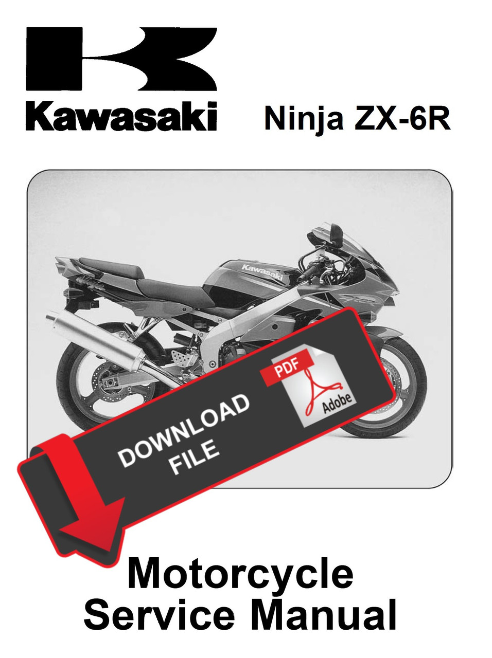 Service Manual Kawasaki 2005 Ninja ZX-6R Repair