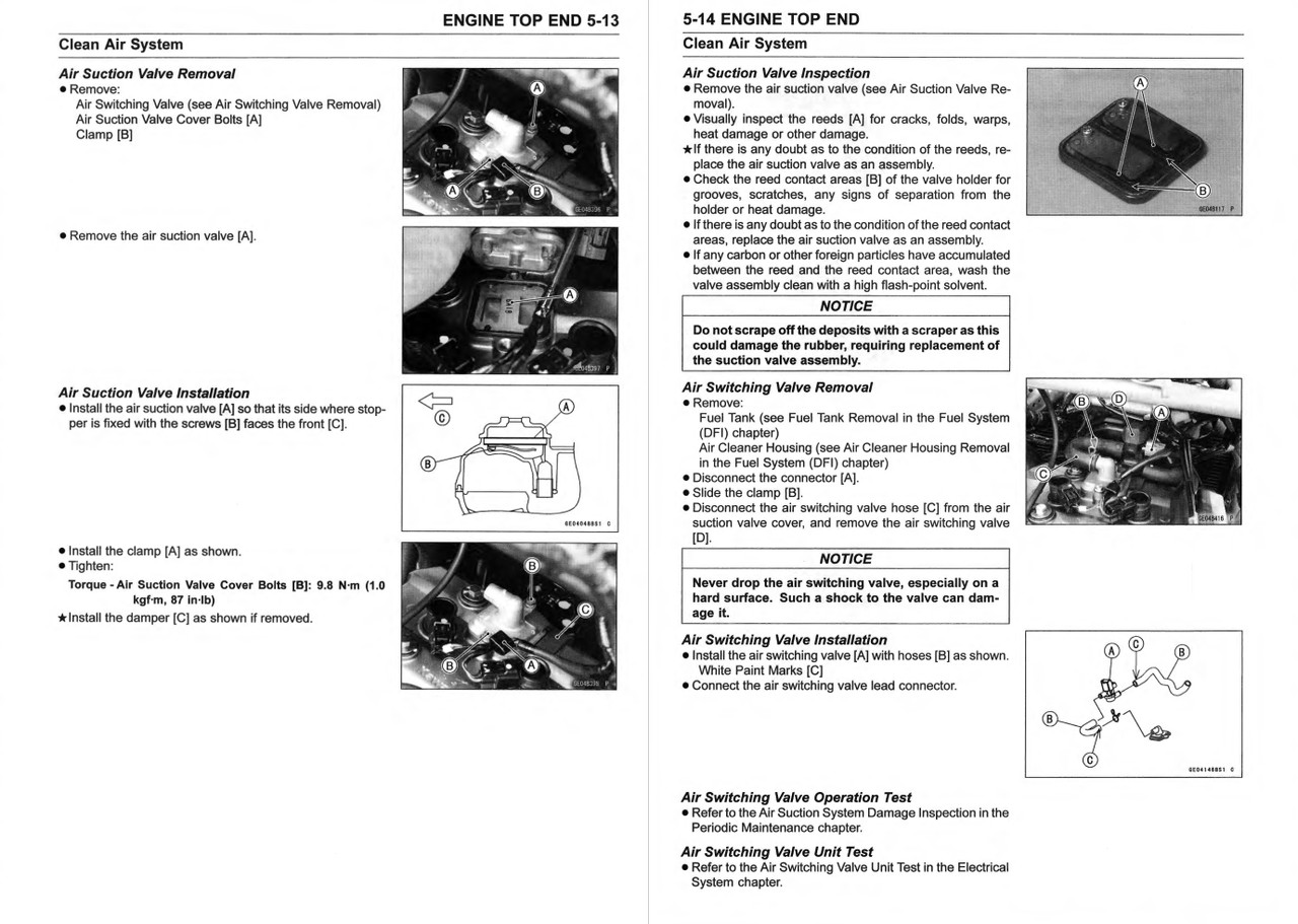 Service Manual Kawasaki 2020 Z650 ABS Repair