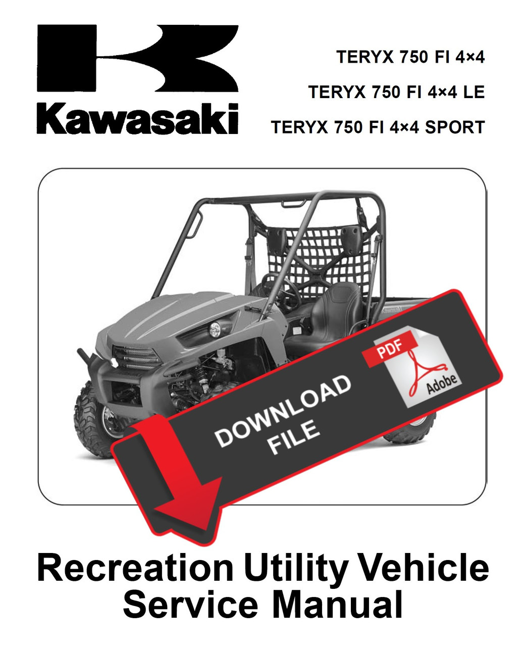Kawasaki 2013 Teryx 750 FI 4x4 Sport Service Manual