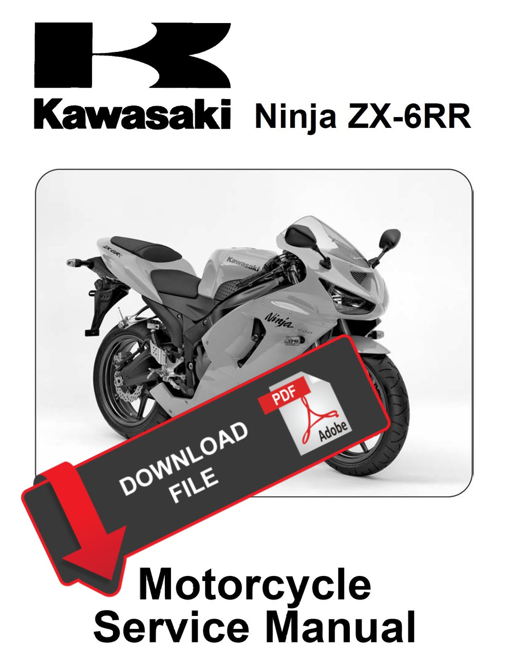 K Service Manual Kawasaki 2006 Ninja ZX-6RR Repair