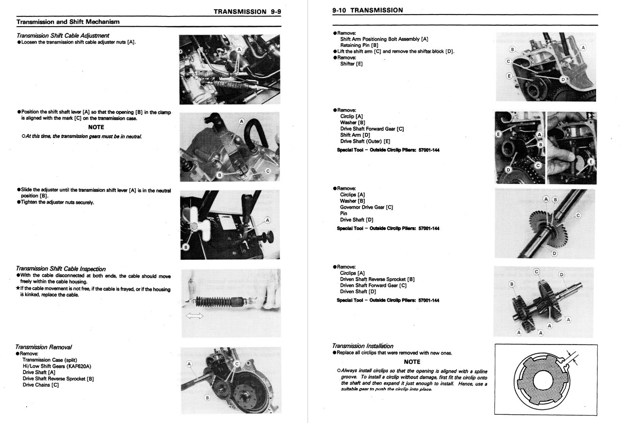 Kawasaki KR250 サービスマニュアル Kawasaki 2003 Mule 2520 Service Manual