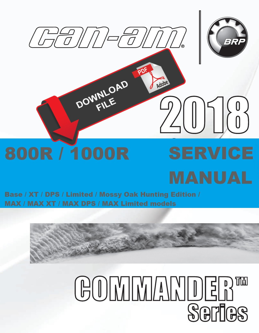 2018 CAN AM COMMANDER SERVICE MANUAL visual data 3