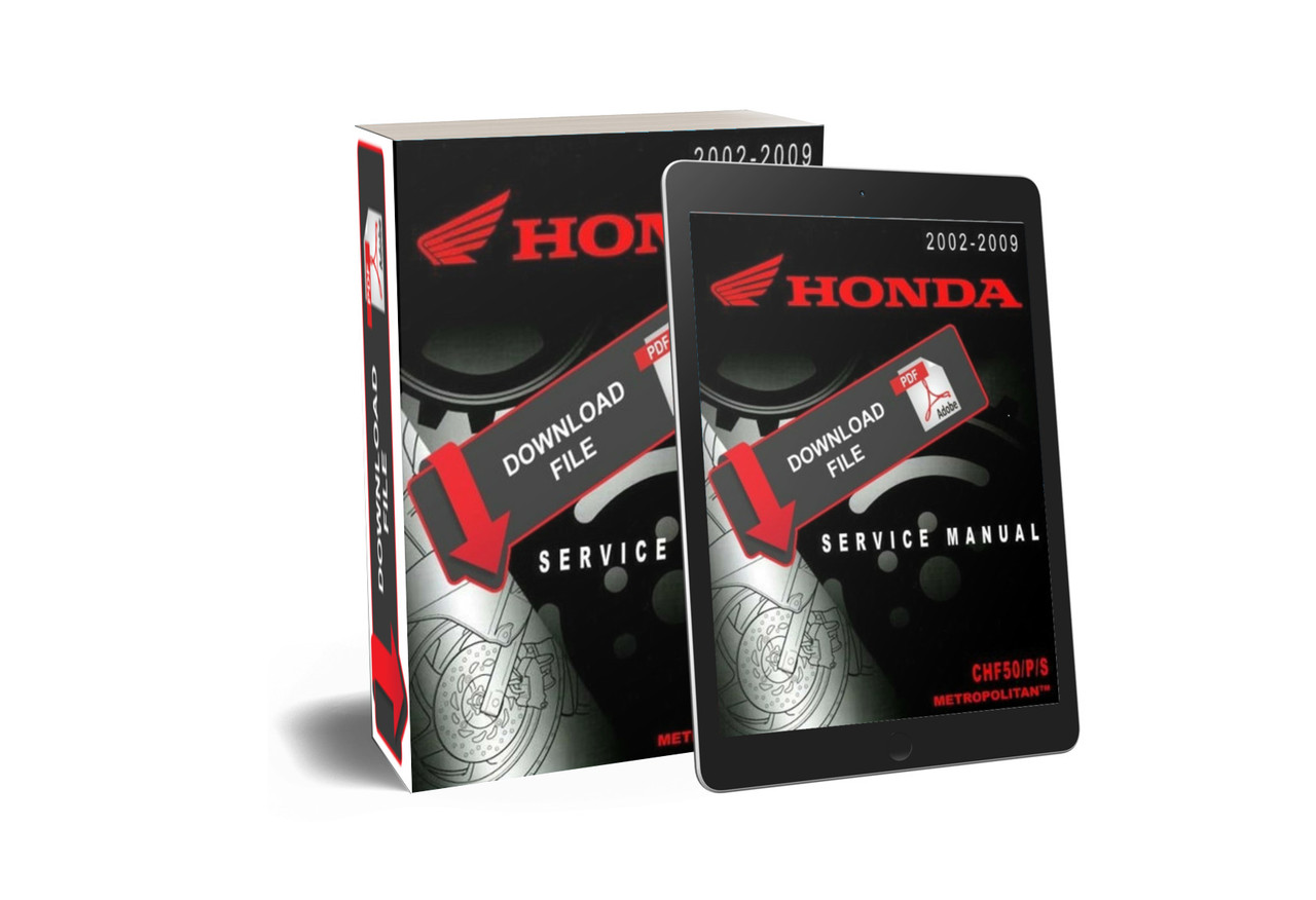 Honda 2002 CHF50 Metropolitan Scooters Service Manual
