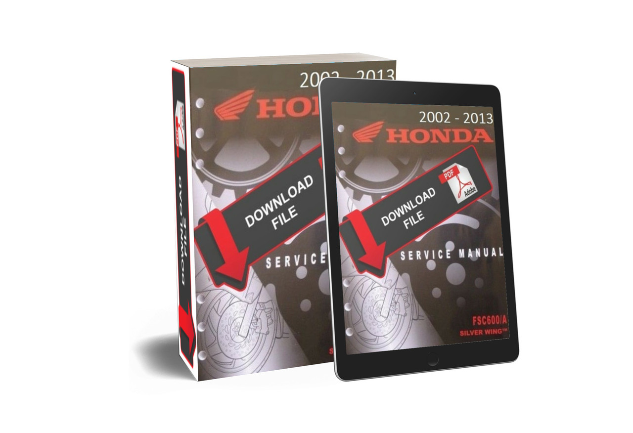 Honda 2009 FSC600 Silver Wing Scooters Service Manual