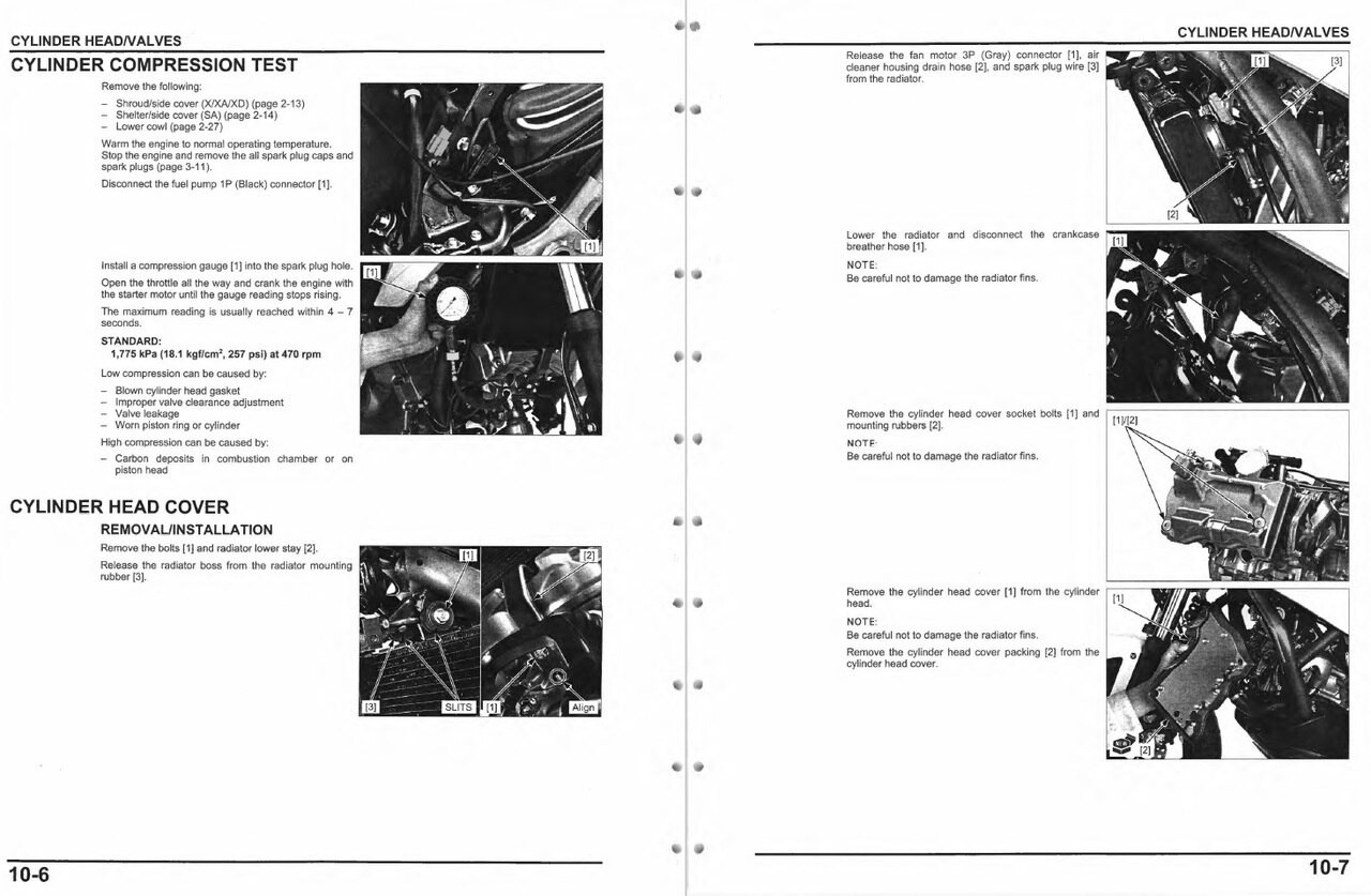 Honda 2014 NC750X Motorcycles Service Manual