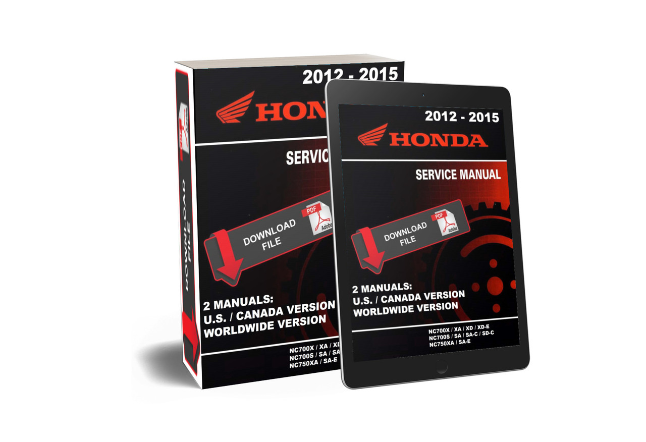 Honda 2014 NC750X Motorcycles Service Manual