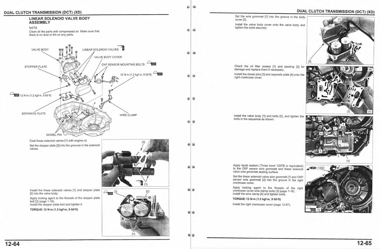 Honda 2014 NC700X Motorcycles Service Manual