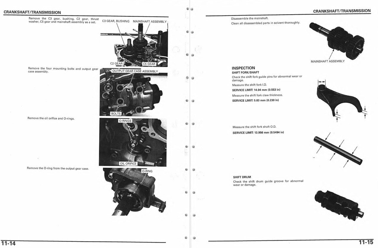 Honda 2008 VTX 1300 Service Manual