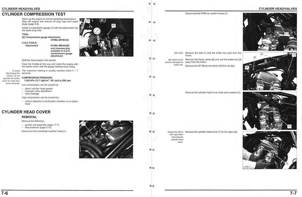 Honda 2016 CB1100 Service Manual