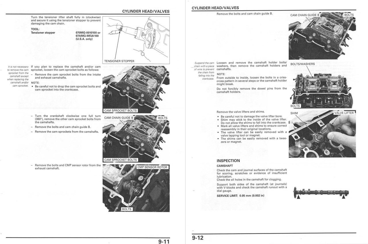 Honda 2008 CBR600RR Service Manual