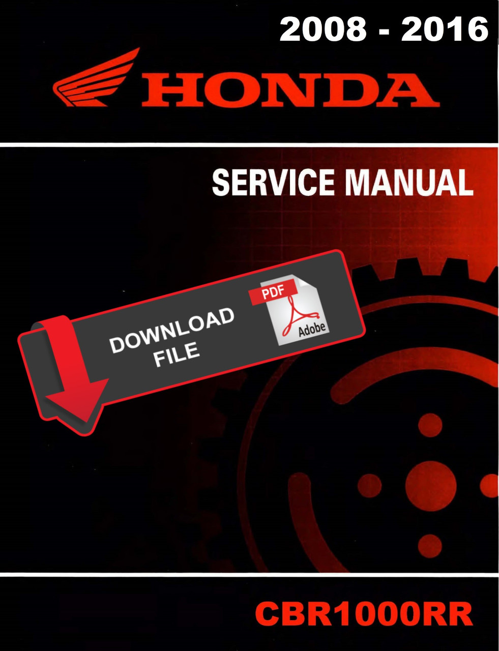 HONDA CBR1000RR サービスマニュアル Honda CBR1000RR 2004 2005 Service Repair Manual Pdf Download - Etsy