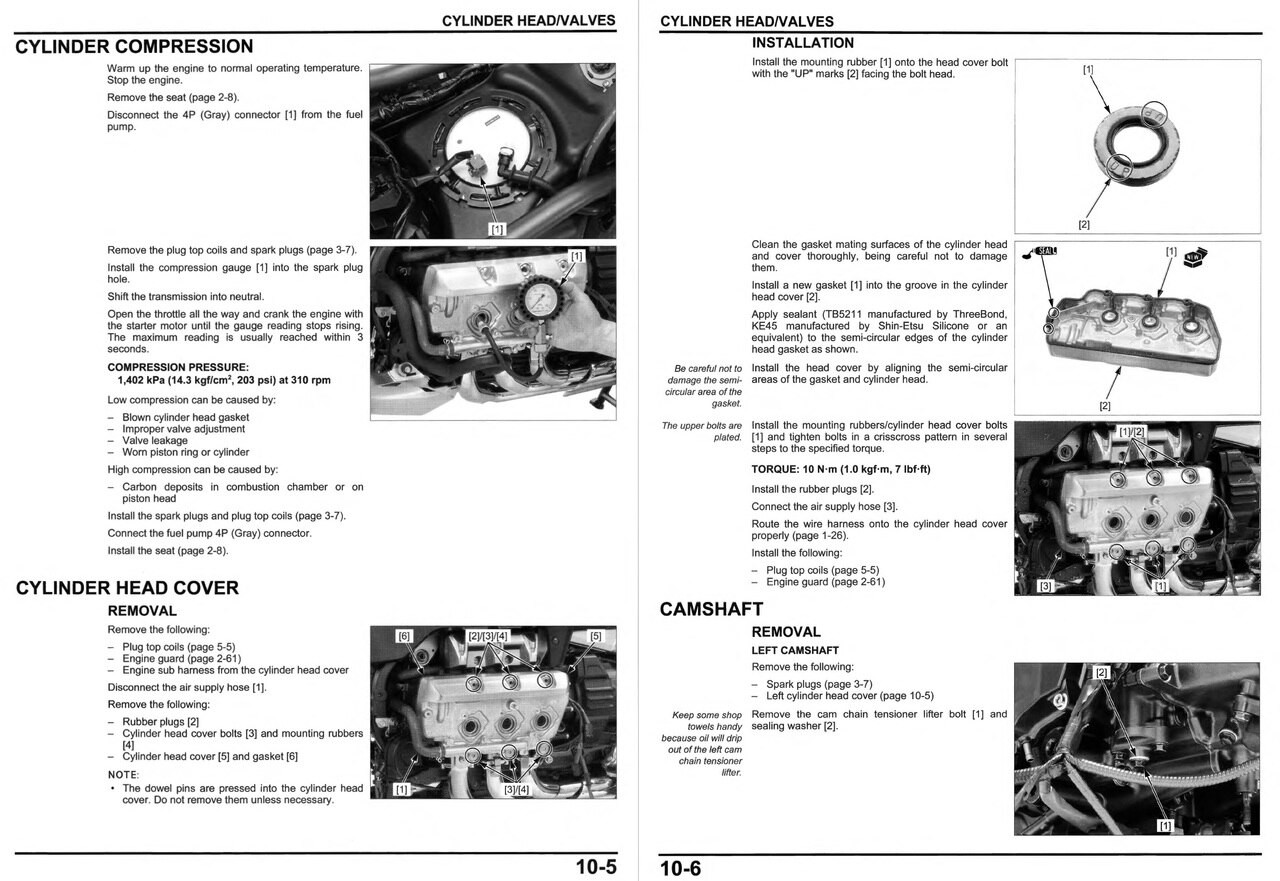 Honda 2018 Goldwing 1800 Service Manual
