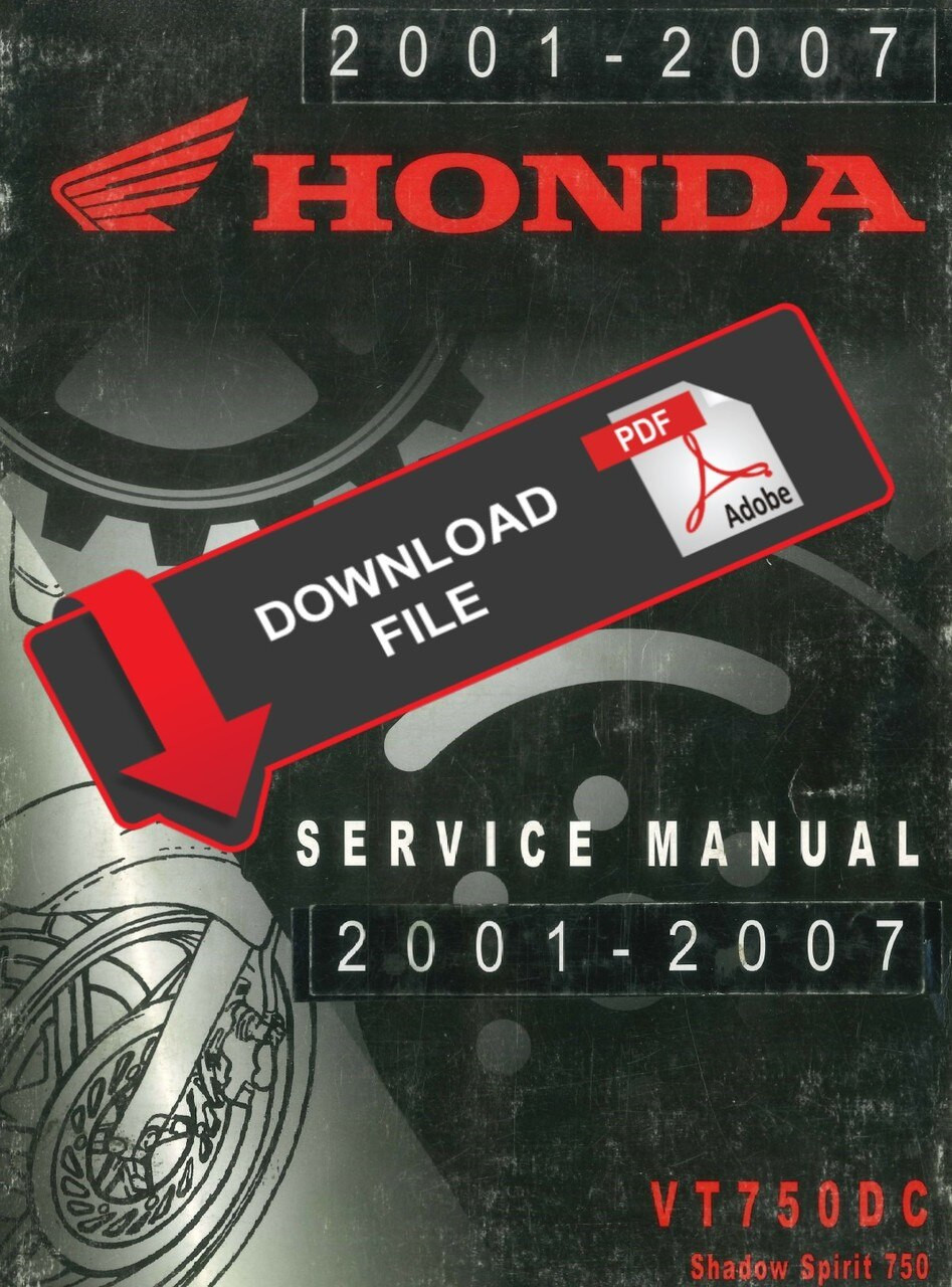 Honda 2001 VT750DC Shadow Spirit 750 Service Manual