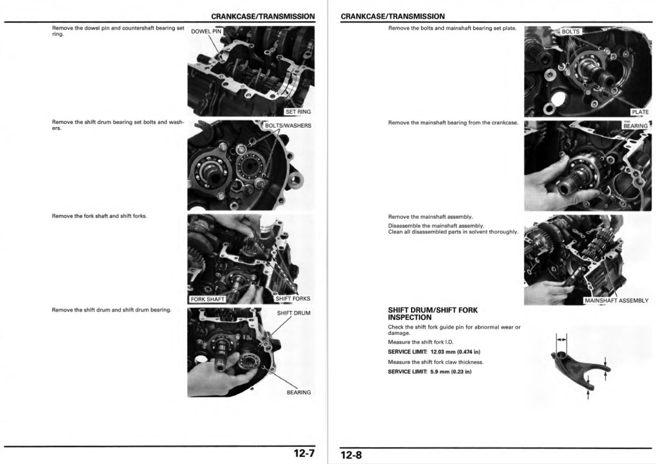 Honda 2010 CBR600RR Service Manual
