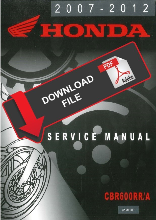 Honda 2011 CBR600RR Service Manual