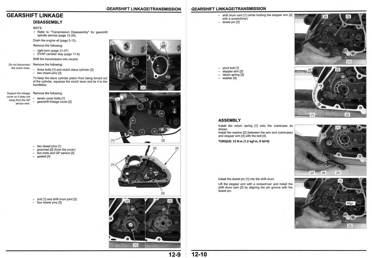 Honda 2012 Goldwing 1800 Service Manual