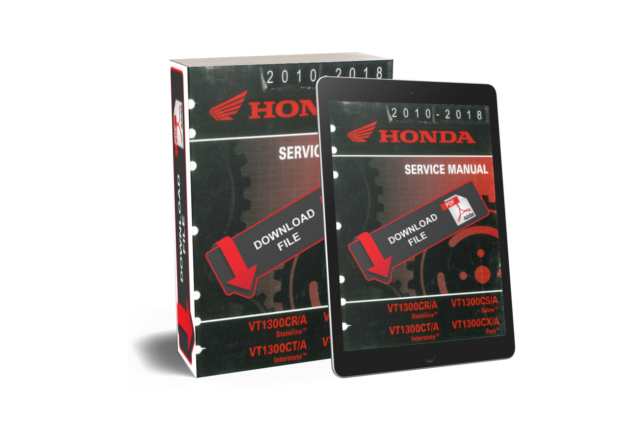 Honda 2012 VT 1300 CX Fury Service Manual