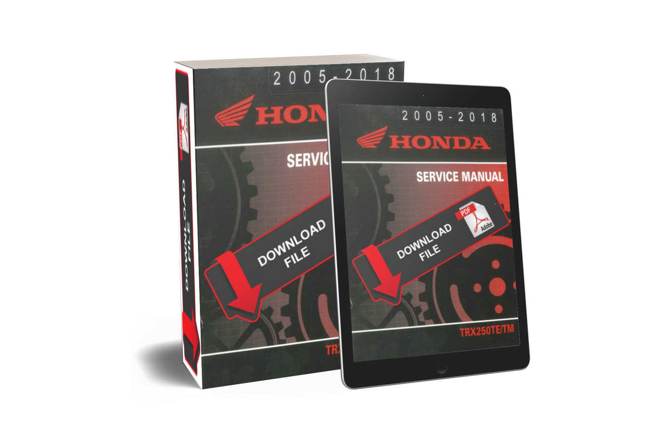Honda 2016 TRX 250 ATV Service Manual